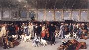 George Earle Going North,King's Cross Station china oil painting reproduction